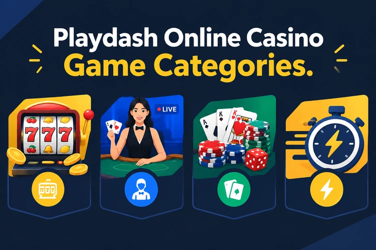 Playdash Online Casino Game Categories